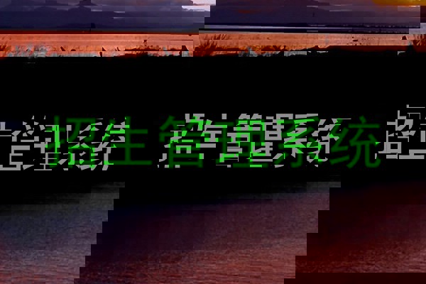 招生管理系统