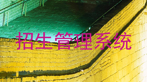 招生管理系统