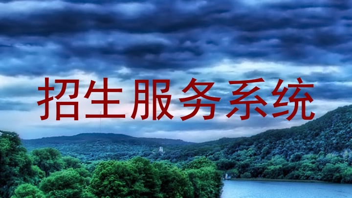 招生服务系统