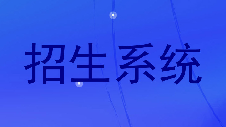招生系统