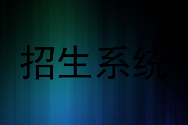 招生系统