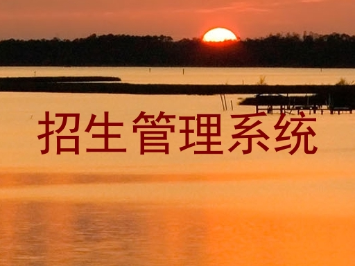 招生管理系统