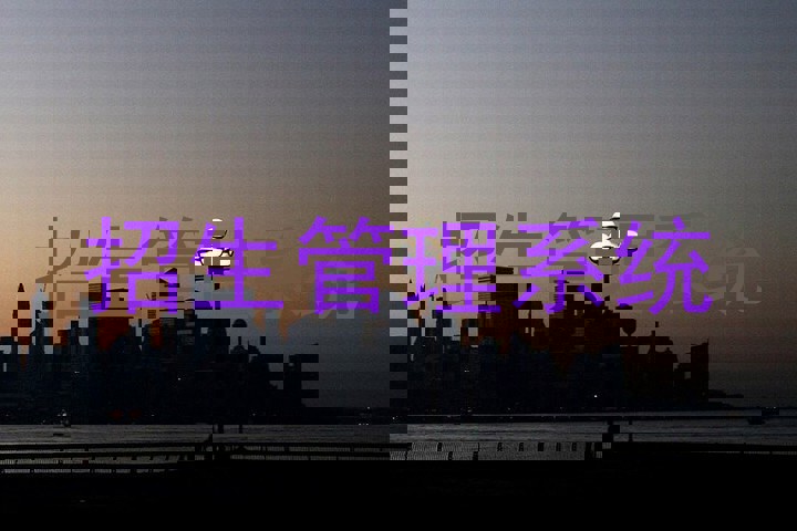招生管理系统