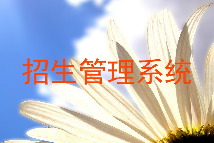 招生管理系统