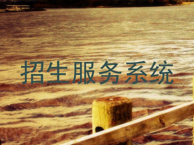 招生服务系统