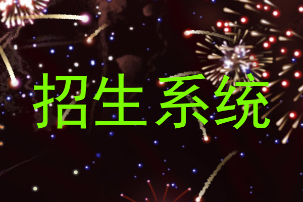 招生系统