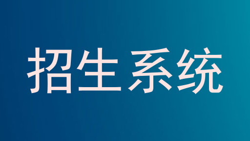 招生系统