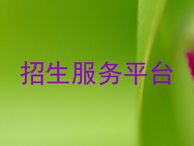 招生服务平台