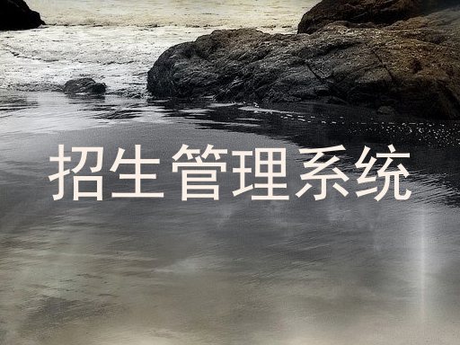 招生管理系统