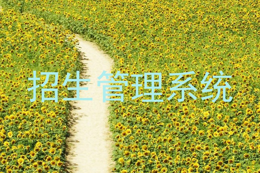 招生管理系统