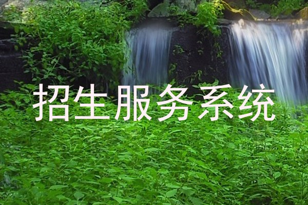 招生服务系统