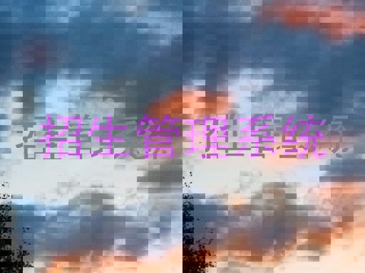 招生管理系统