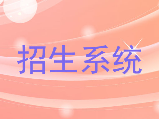 招生系统
