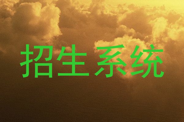 招生系统