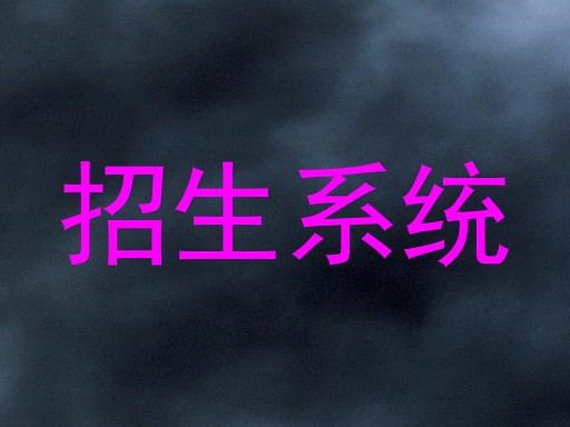 招生系统