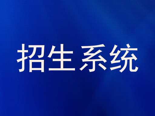 招生系统