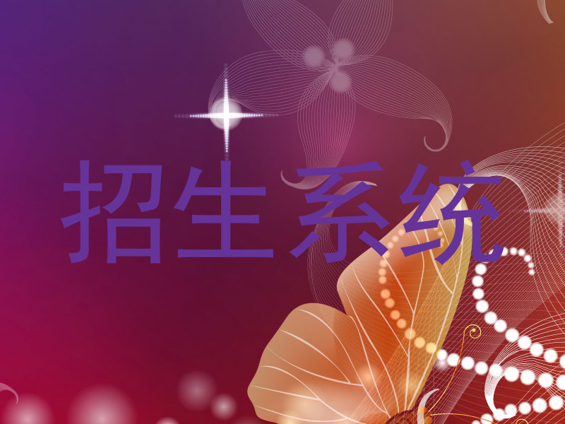 招生系统