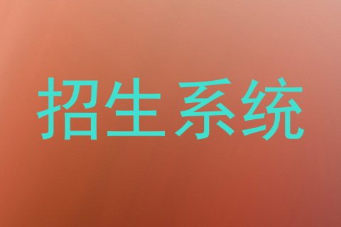 招生系统