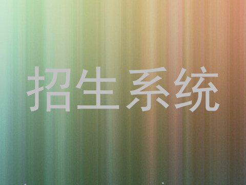 招生系统