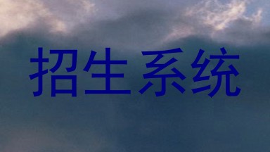招生系统