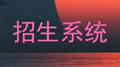 招生系统