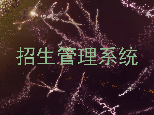 招生管理系统