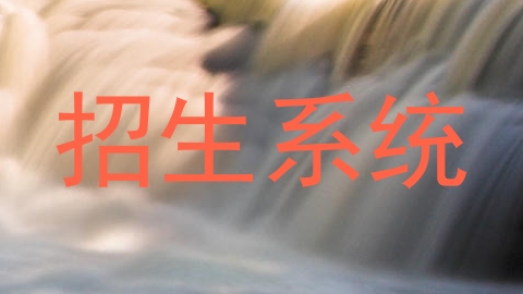 招生系统