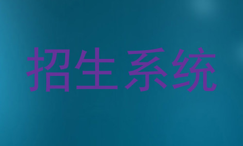 招生系统