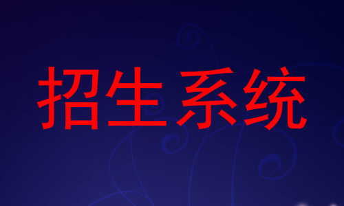 招生系统