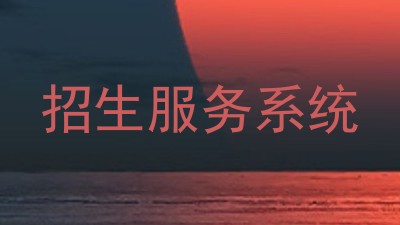 招生服务系统