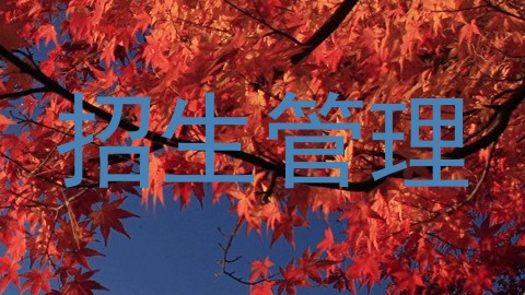 招生管理