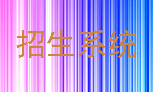 招生系统