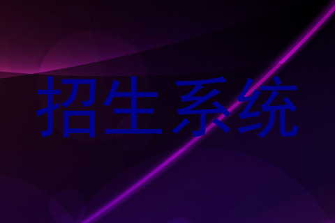 招生系统