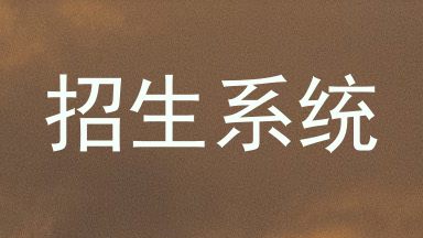招生系统