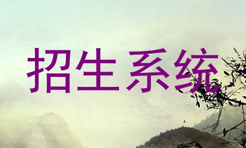 招生系统