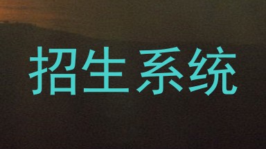 招生系统