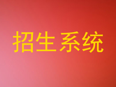 招生系统
