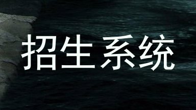 招生系统