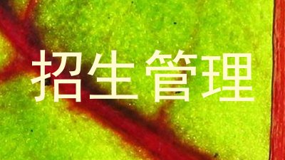 招生管理