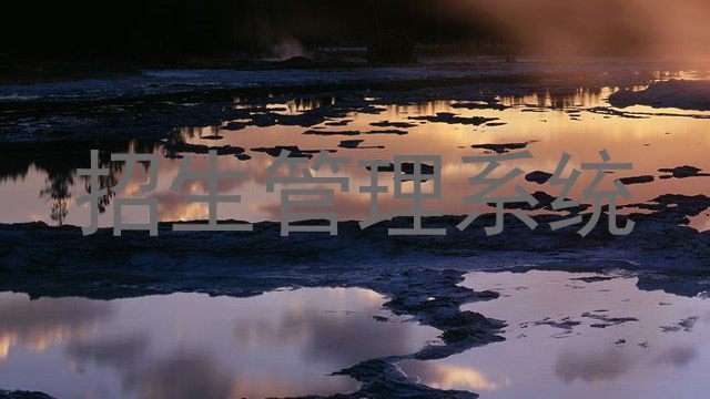 招生管理系统