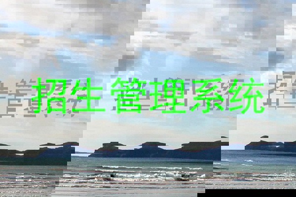 招生管理系统