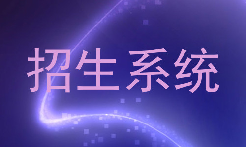 招生系统