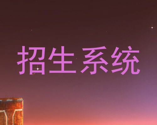招生系统