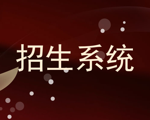 招生系统