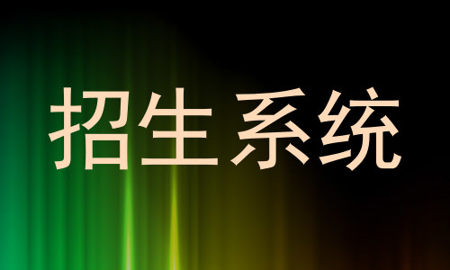 招生系统