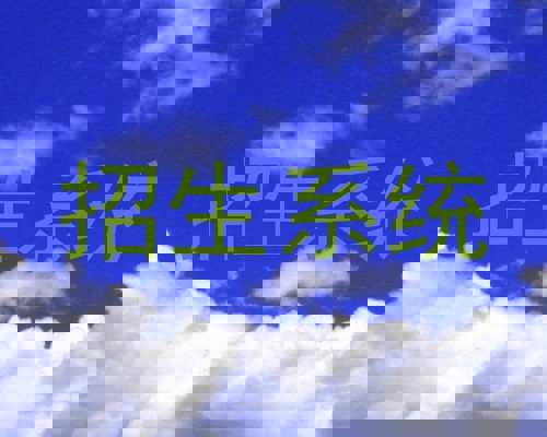 招生系统