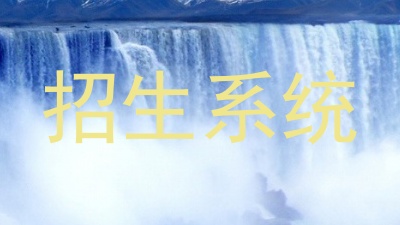 招生系统