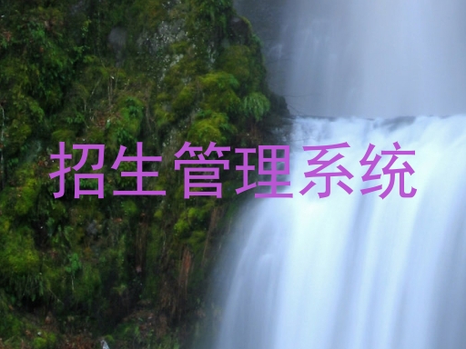 招生管理系统