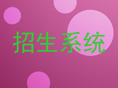 招生系统
