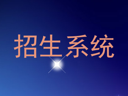 招生系统